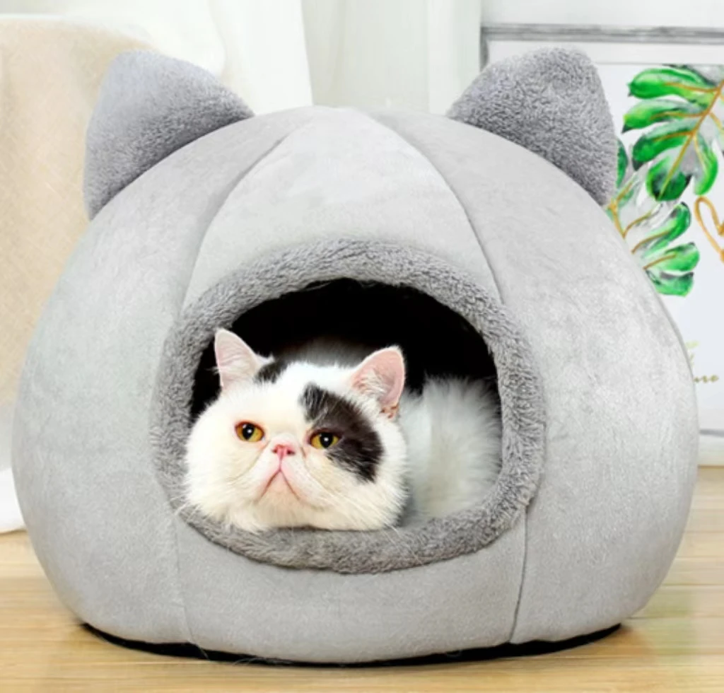 

Cat House Plush Cat Head Shape Factory Wholesale Hot sell