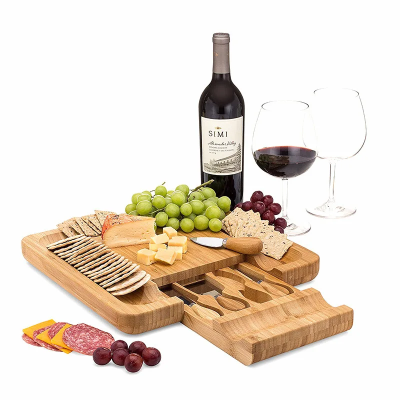 

Cutting Small Custom Acacia Tiered Wholesale Wooden Bamboo Cheese Board Sets