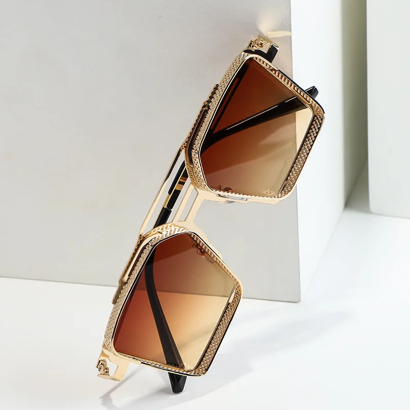 

HBK 2021 Classic High End Sunglasses Polarized Men Driving Sun Glasses For Brand Design Mirror Eyewear Male