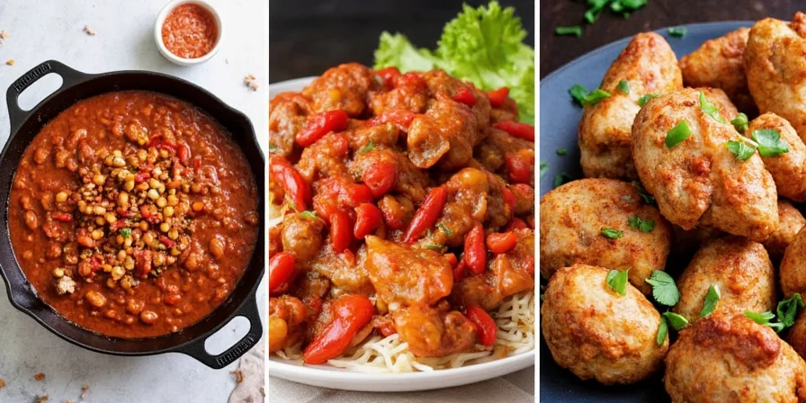 Chili recipe comparison table