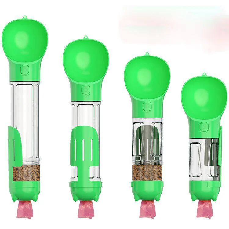 

MIKENDA Dog Water Bottle Feeder Pets Wholesale Durable Pet Food Feeder, Pink, green, blue, white