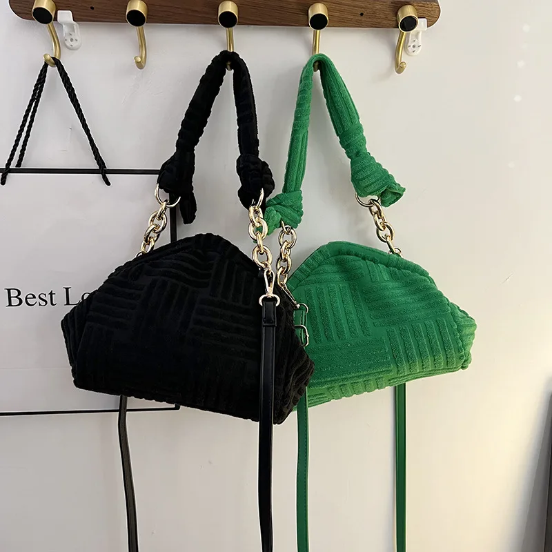 

Fashionable Solid Color High Capacity Chain Handbags Woman Famous Brand Purses and Handbags For Women Luxury, 2 colors