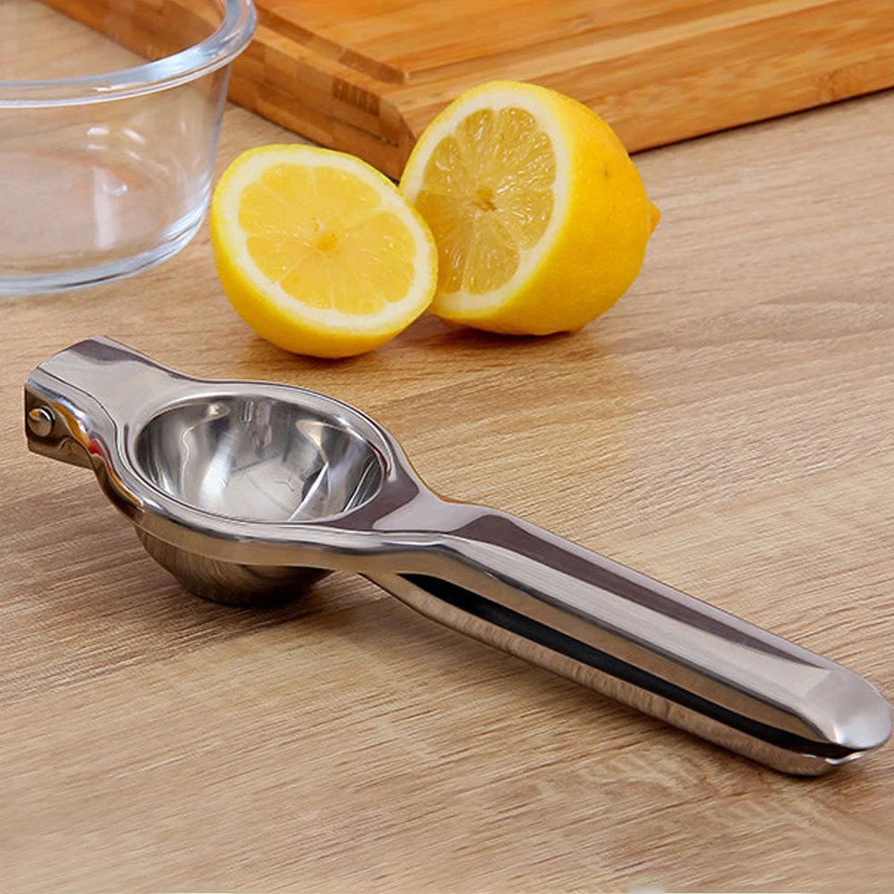 

Stainless steel manual ginger juicer fruit citrus orange lemon squeezer, Silver