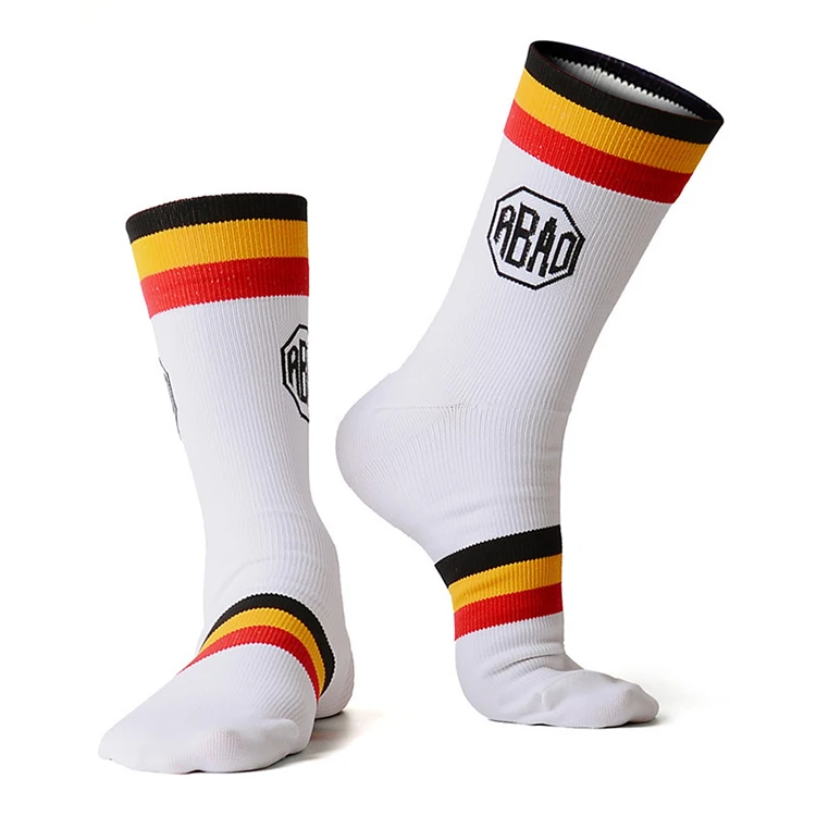 

Hot Sale High Elastic Sport Athletic Football Basketball Crew Medical Compression Socks, As picture shows