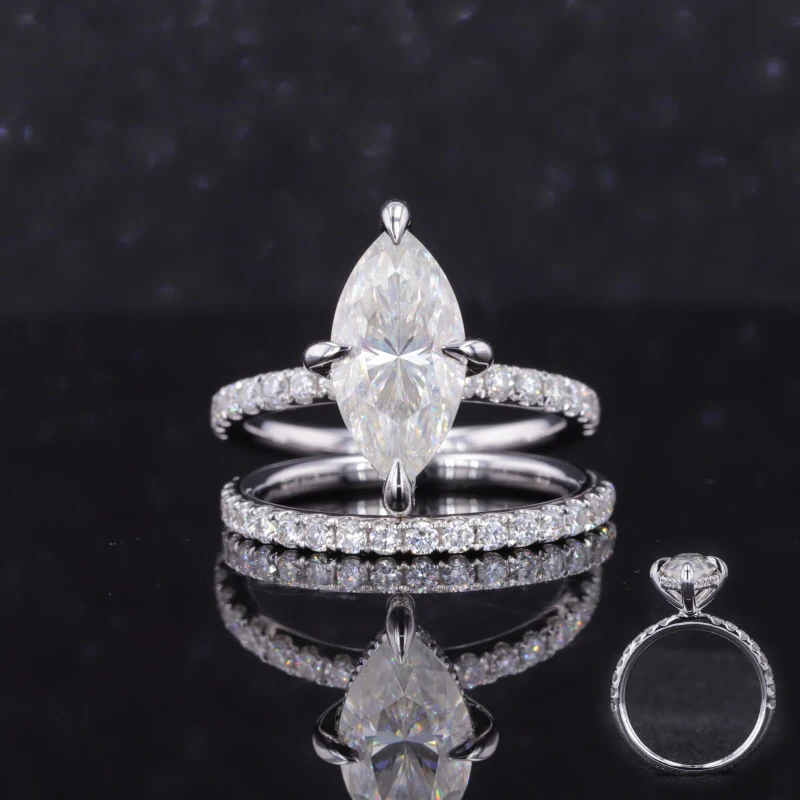 

14k gold 925 silver ring with pink moissanite diamond .925 moissanite ring men custom moissanite ring set gra