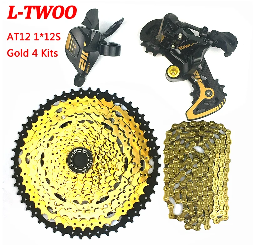 

Ltwoo 12Speed mountain bike groupset 12speed gearshift rear derailleur for bicycle parts, Gold