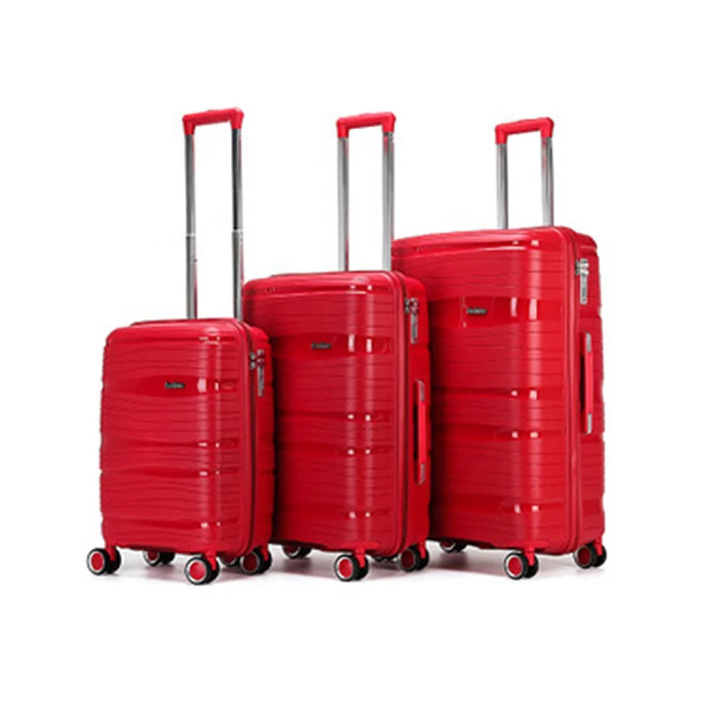

high quality durable luggage pp set