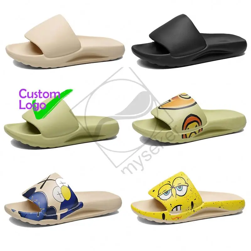 

MYSEKER Nantong Slipper Yeezt Slippers Stockx Verified Yezzy Slides Slides With Words Original High Quality Sildes Custom Logo, Customized color