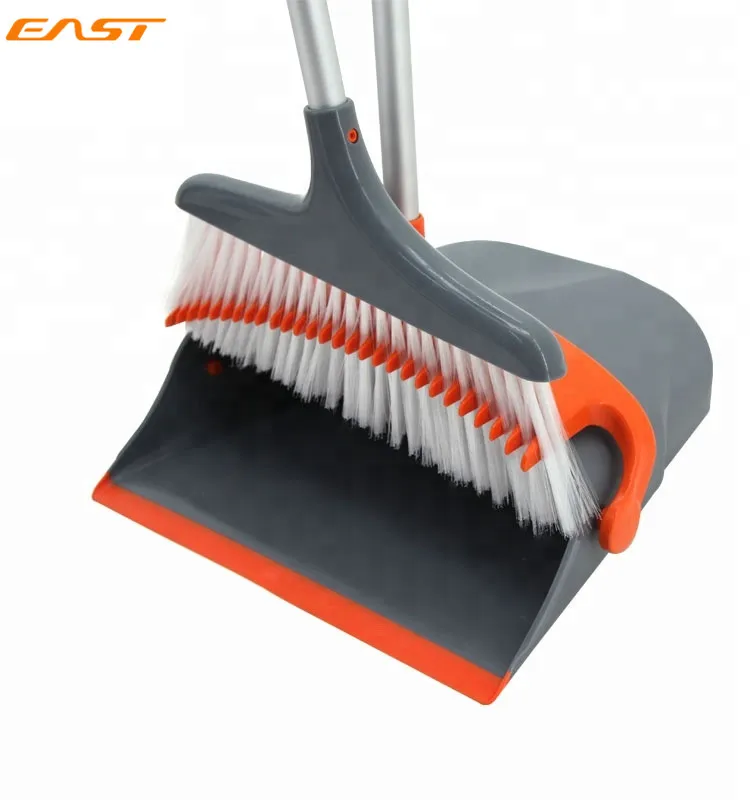 
Hot sale household long handle broom and dustpan set with comb teeth  (62236720829)