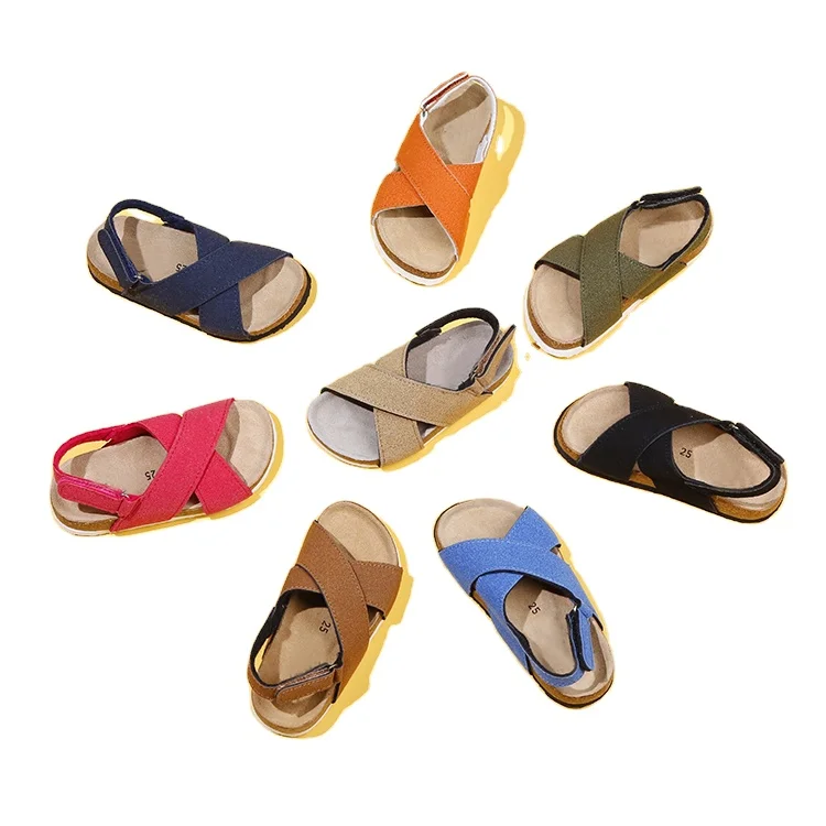 

Hot Sale Factory Cost Cheap Kids Boutique Shoes Popular Colorful Comfortable Sandals