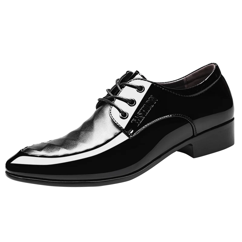 Zapatos De Vestir Para Hombres Men's Dress Leather Pointed Toe Shoes