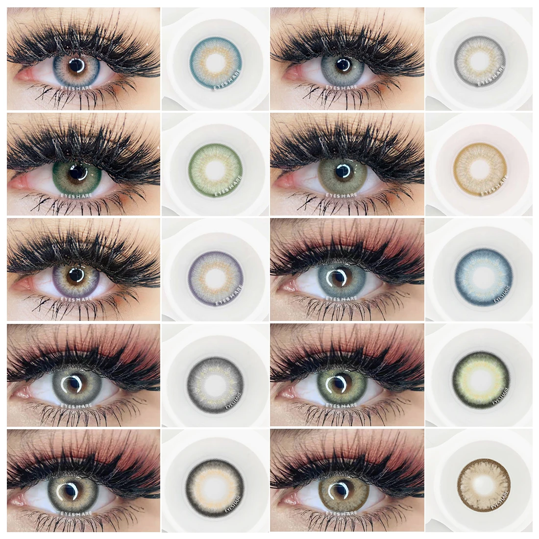 

Eyeshare 2022 New Style Siam Series Natural Acuvue Oasys Eyes Color Lens Cosplay Cosmetic Eyes Lens Color Contacts Lenses, 12color