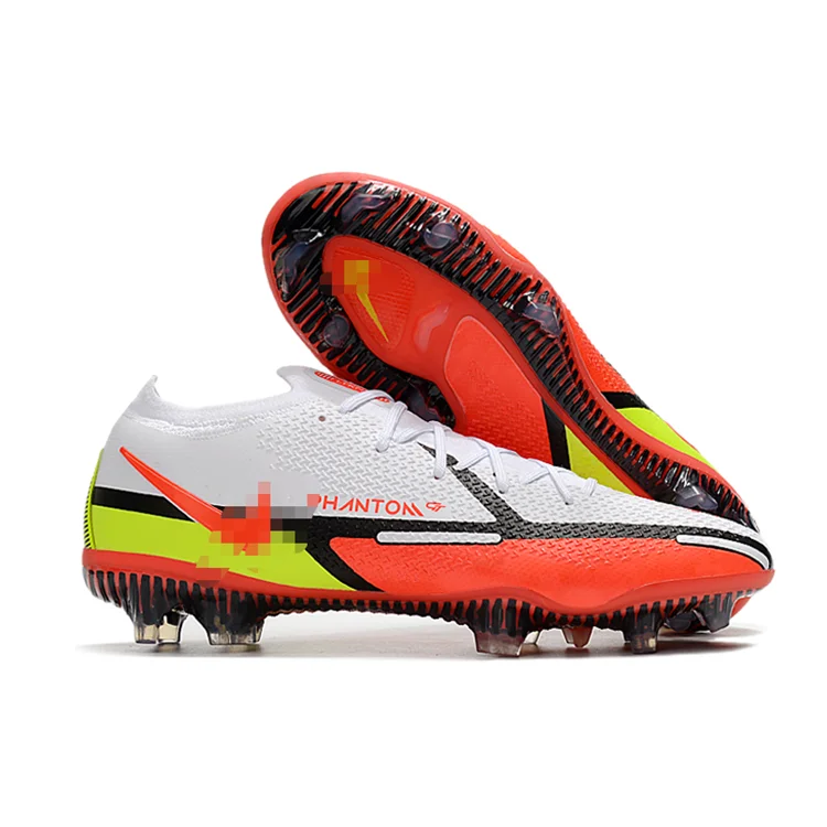 

Factory Wholesale High Quality Orginal Famous Branded Fg TF High Ankle Football Soccer Boots Cleats Shoes Zapatos de Futbol, Black, white, orange, green and more
