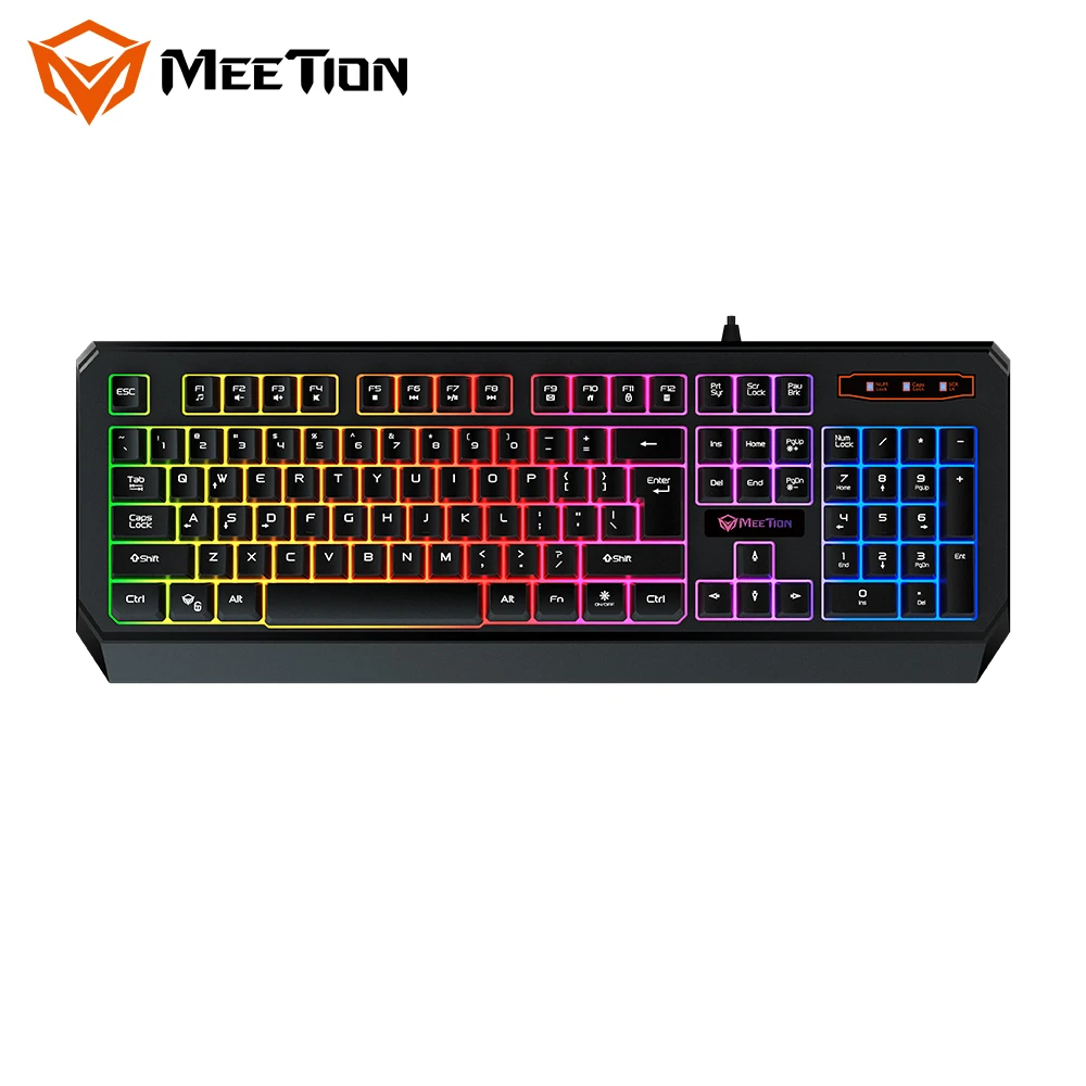 

MeeTion K9320 Waterproof Usb Led Light Backlit Game Pc Computer Gamer Membrane Gaming Keyboard