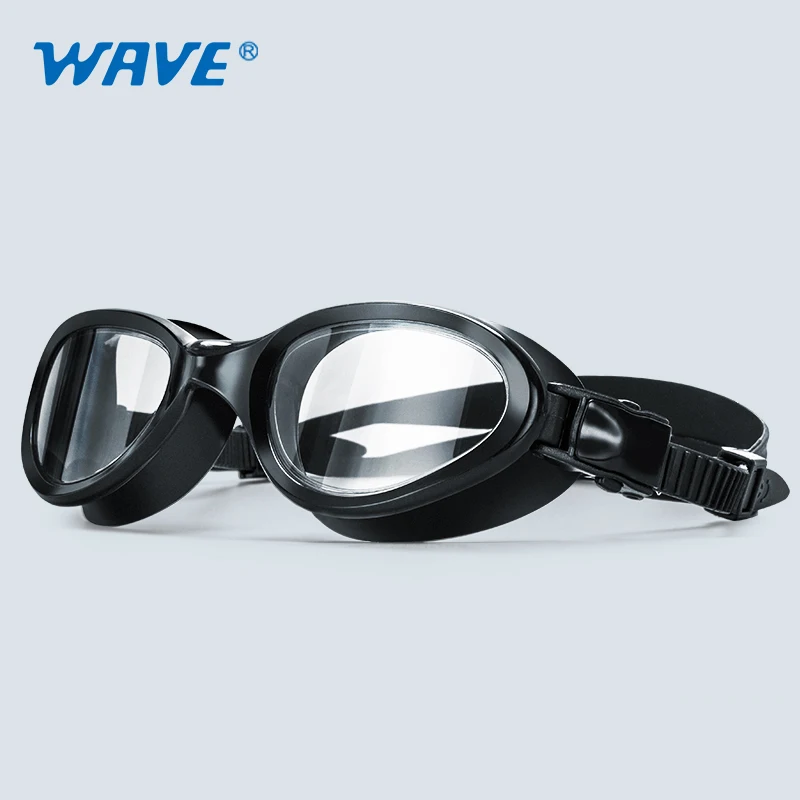 

High quality comfortable wear one piece silicone swim goggle