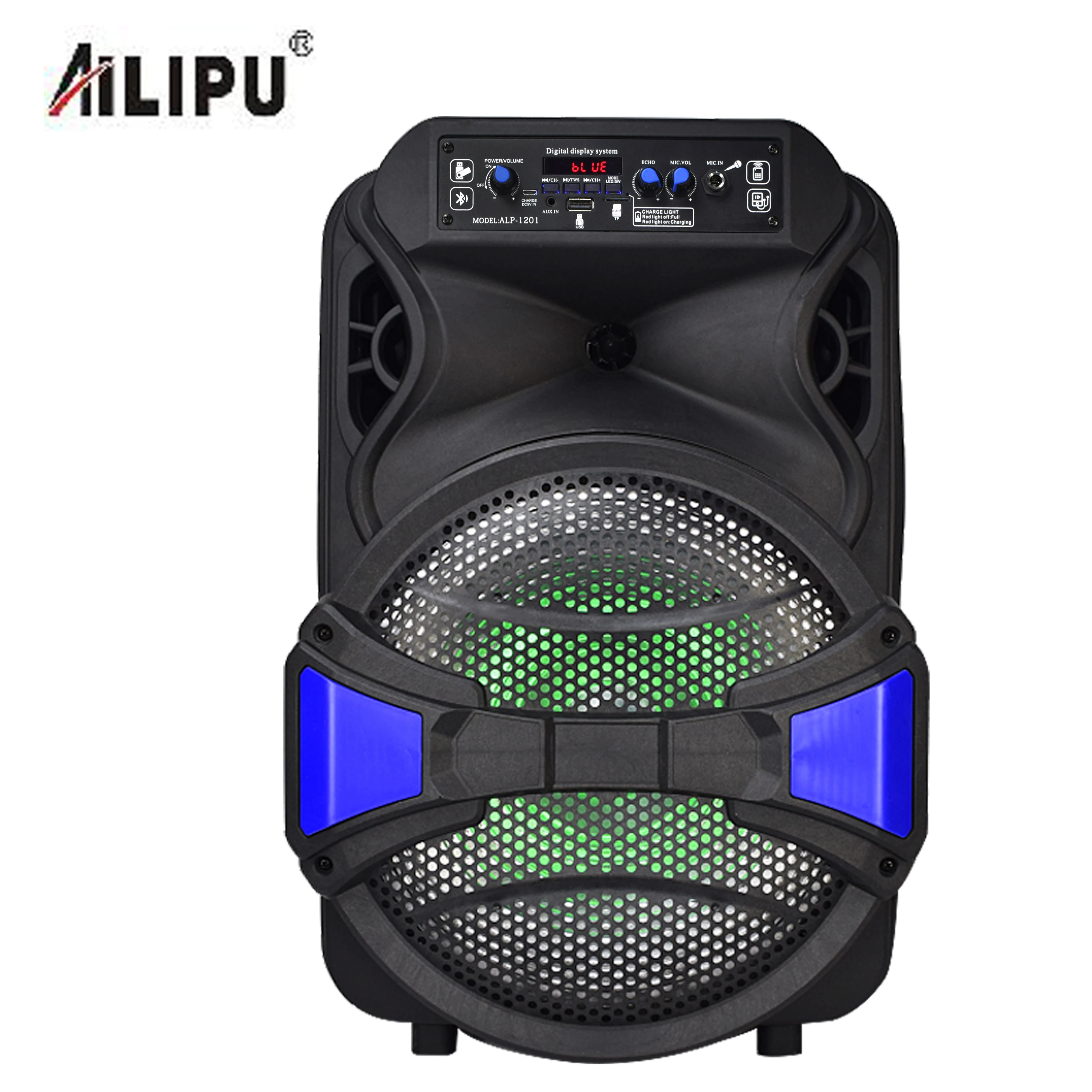 

12 inch boombox big power 8000w trolley speaker cheapest price wholesale portable woofer wireless party box speakers, Black