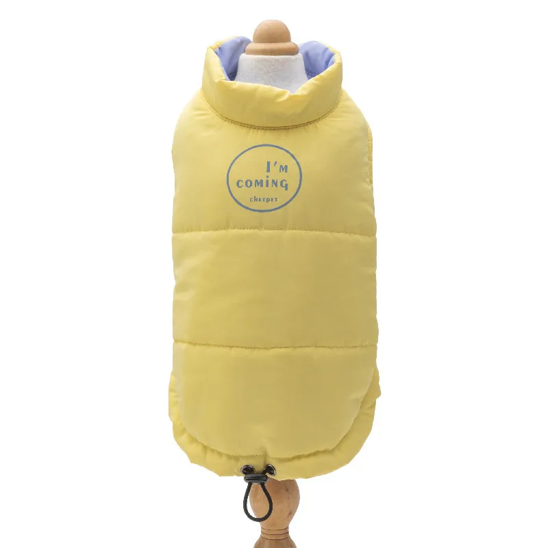 

2021 Fashionselling Dog Pet Warm Solid Vest Apparel For Autumn Winter Direc, Multi color