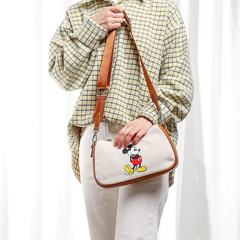 

2021 New Style Trendy Fashion Brand Designer Bag Disney Mickey Ladies Messenger Bag Women Hand Bag