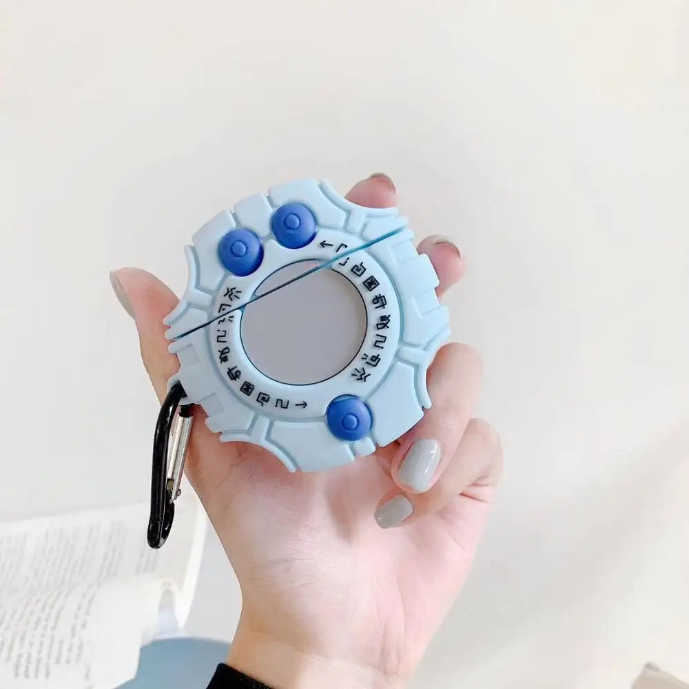 

Free Shipping Fashion Digimon Digivice Wireless Earphone Case for Airpods Pro 1 2 Charging box, Colorful