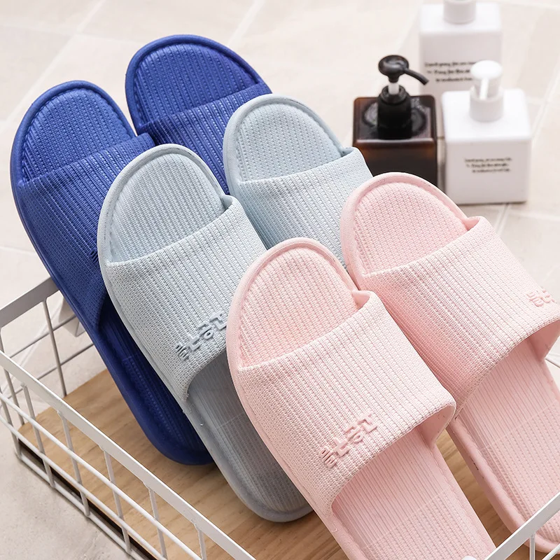 

JOGHN OEM/ODM Zapatillas de ducha Soft Shower Slides Comfort Open Toe Casual Hotel Bathroom House Women's Slippers, Customized color