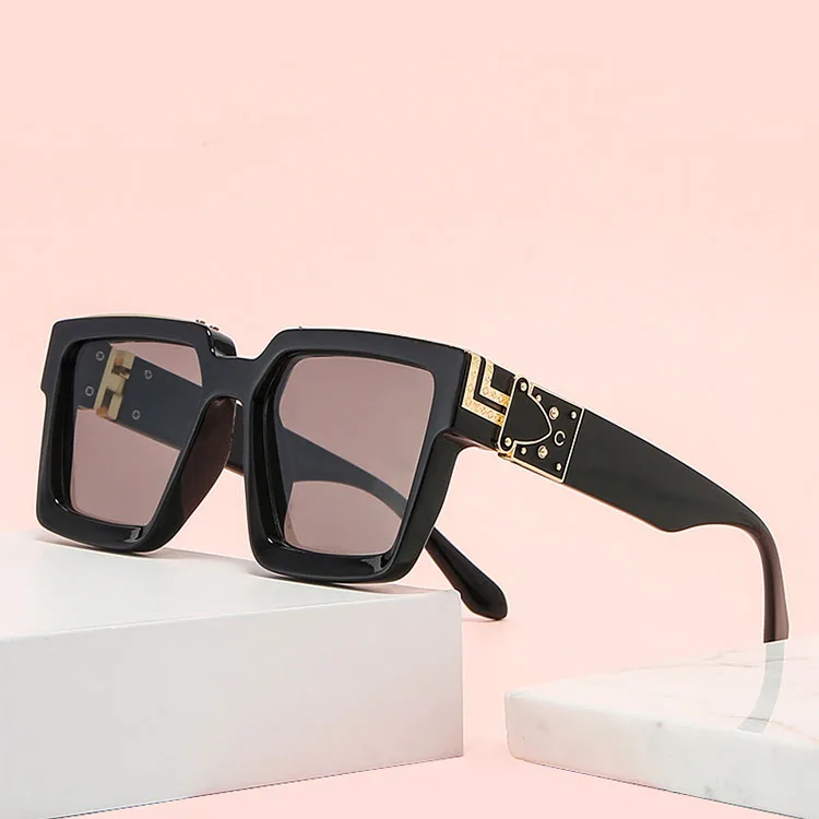 

Fashion Square Luxury Brand Sunglasses Men Women UV400 Sun Glasses