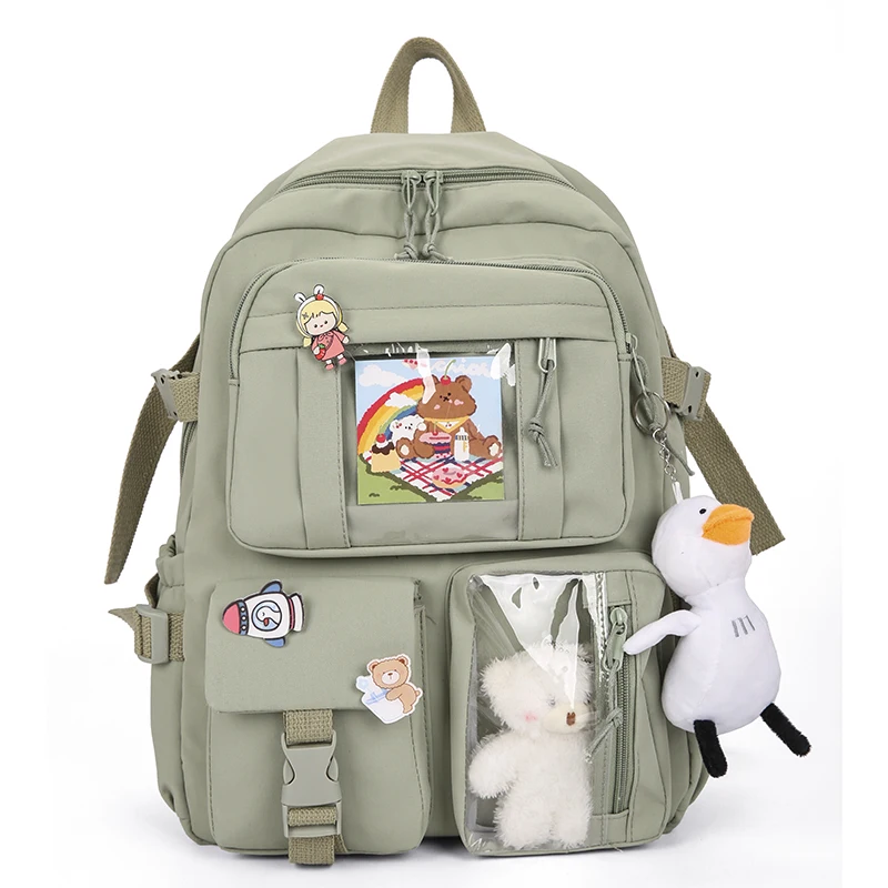 

Schoolbag Female Lightweight Student Cute Large Capacity Versatile Backpack Casual Backpack One Piece Dropshipping 9986