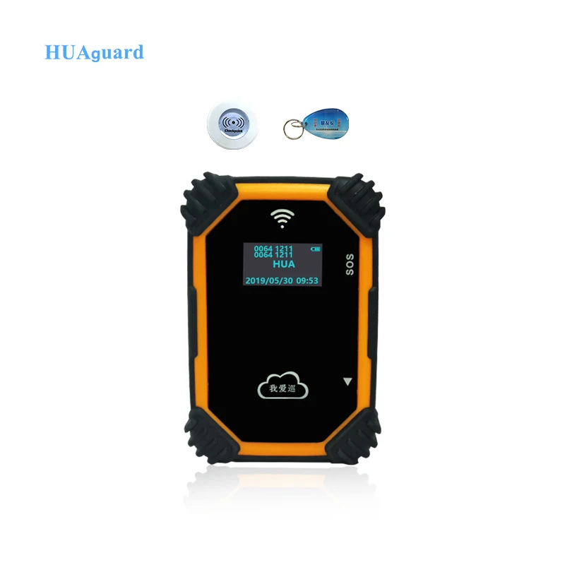 

Best Selling Checkpoint Safety Equipment GPS GPRS RFID Tour System Guard Patrol Security, Orange
