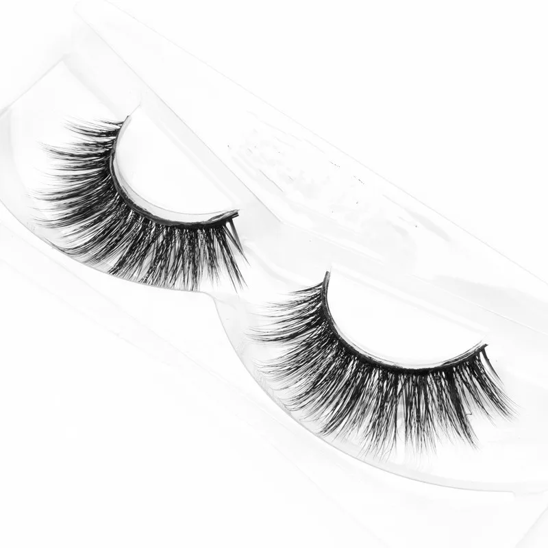 

2021 wholesale mink hair false eyelashes 3D false eyelashes, Black color