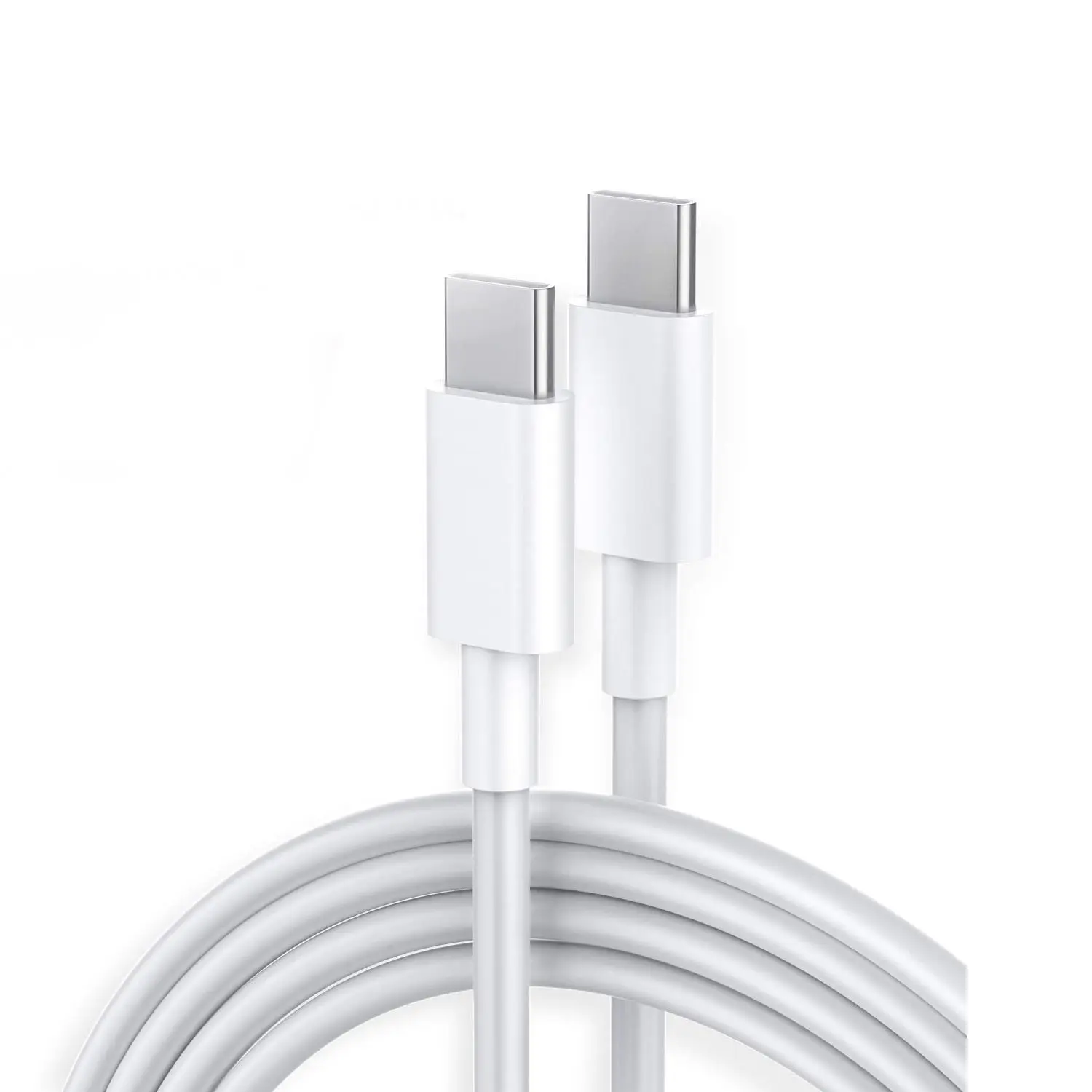 

30cm 50cm 100cm 150cm 200cm 1Ft 1.6ft 3.2ft 5ft 6.5ft 3A Type c to type c charger quick fast mobile usb power charging cable, White / black / customized