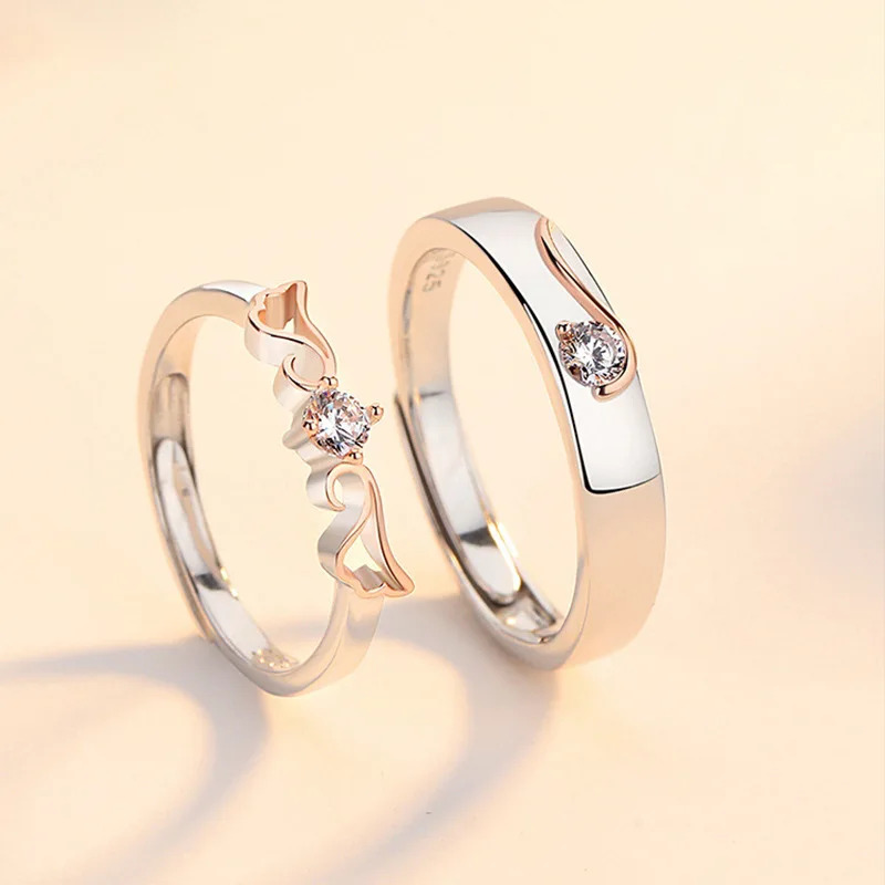 

Valentine's Day ring for lovers mens rings and women rings jewelry couple gemstone