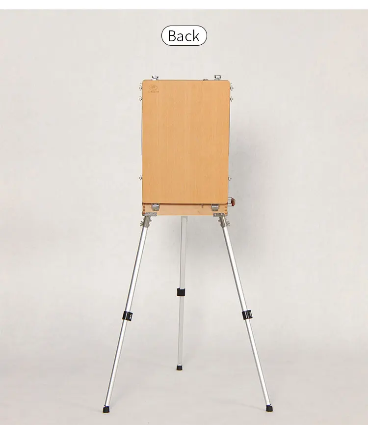 High Quality Portable Aluminium Legs Beech Wood Adjustable Sketching