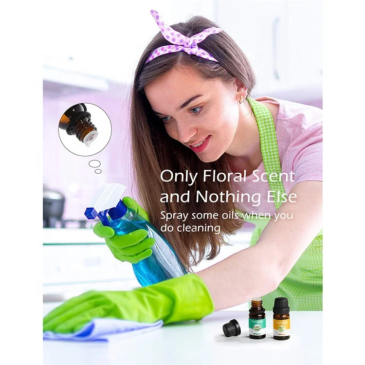 
Factory Supply 100% Pure Massage Body Tea Tree Lavender Aromatherapy Gift Set Oil Rose Essential Oil Kit 