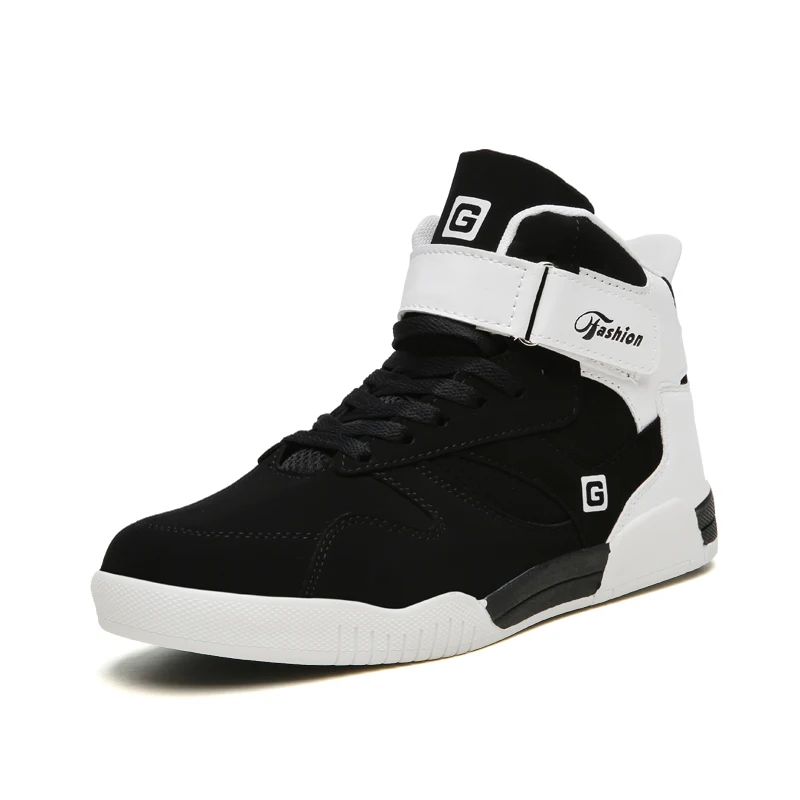 

Wholesale High Quality Men'S Casual Sports Shoes White High Top Basketball Shoes