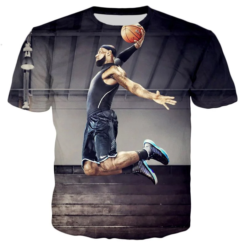 

New Summer Hot Man's Jordan 3D T Shirts Men Camouflage O-neck Fashion Printed 23 Hip-Hop Tee Camisetas Clothing Casual Top