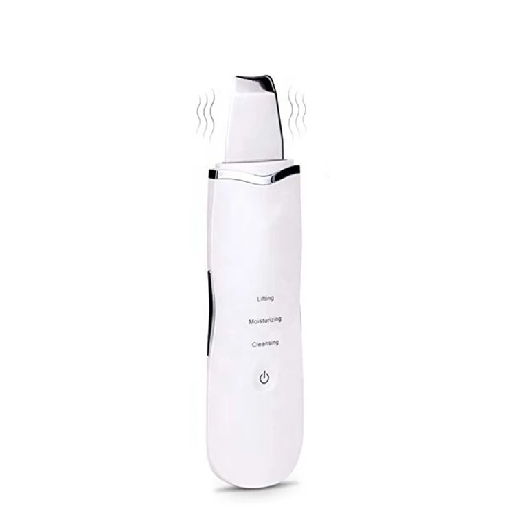 
CE RoHS Approved Dry Skin Face Deep Cleaning Shovel Ultrasonic Facial Scrubber 
