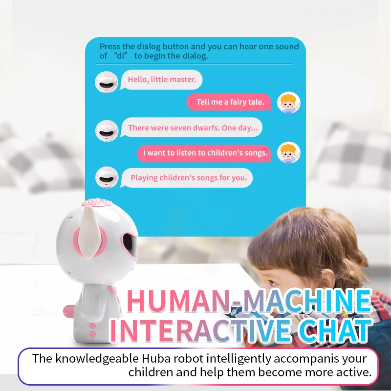 Education Intelligent Voice Assistant Chat Ai Robot Story Learning ...