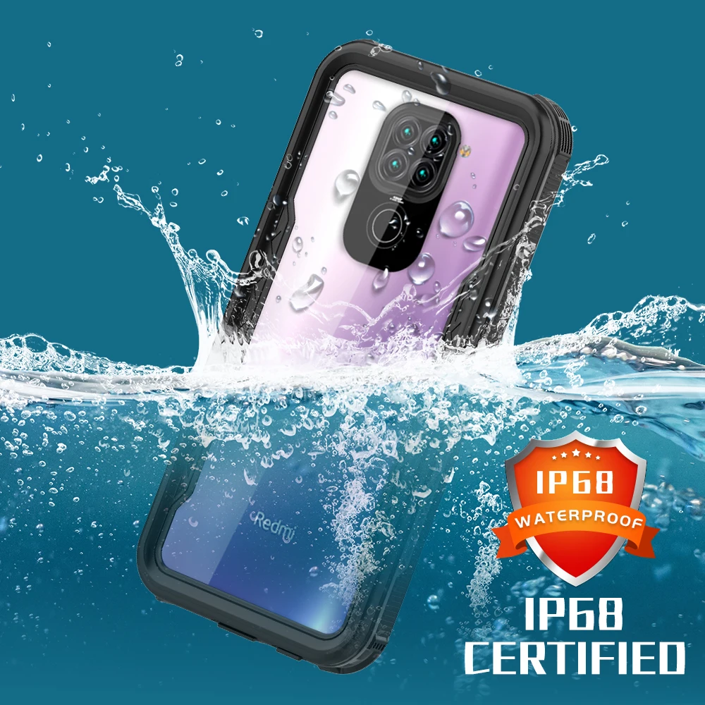 

2 Meters Waterproof Drop proof Case  Note9 360 Degree Waterproof Phone Case