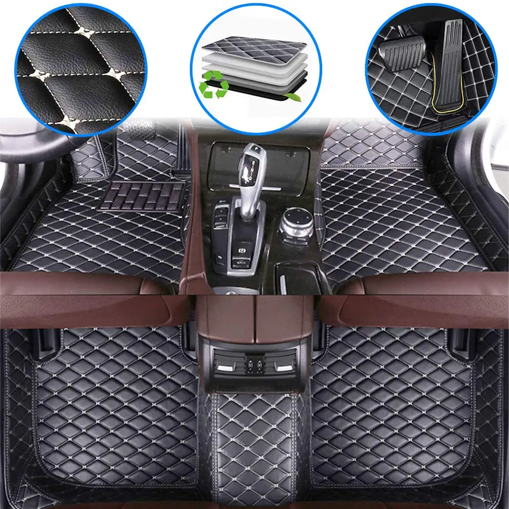 

Muchkey High Quality 5D Carpet Interior Accessories for Buick Regal 2017 2018 2019 Luxury Leather Car Floor Mats