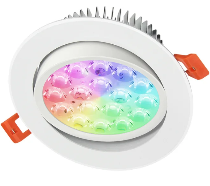 

MiBoxer 9W RGB+CCT LED Ceiling Spotlight FUT062 AC100~240V Recessed Led Downlight Smart Dimming Color Chaning Indoor Lighting