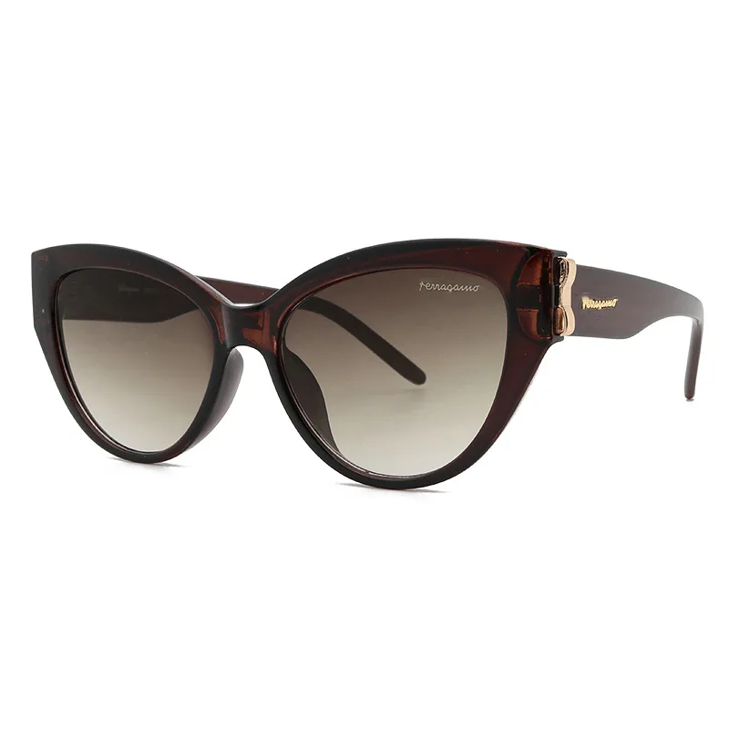 

2021 Luxury Small Frame Cat Eye Sunglasses Women Fashion Retro Gradient Color Shades Sun Glasses lentes de sol gafas