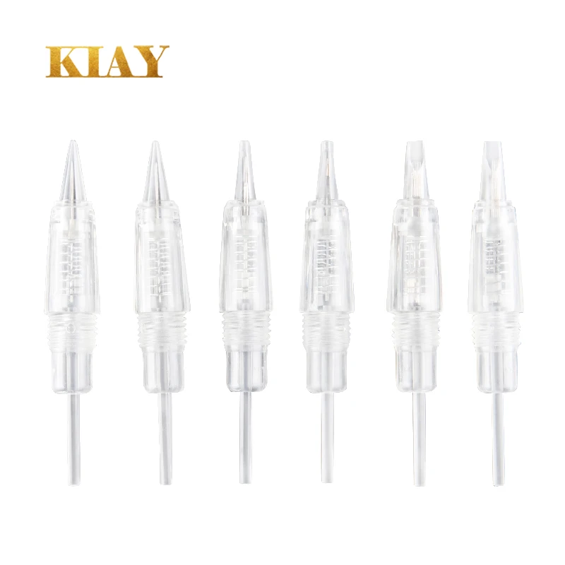 

Professional Permanent Makeup Tattoo Machine Needles Eyebrow Lip Eyeliner Cartridge Tattoo Machine Needles, Transparent