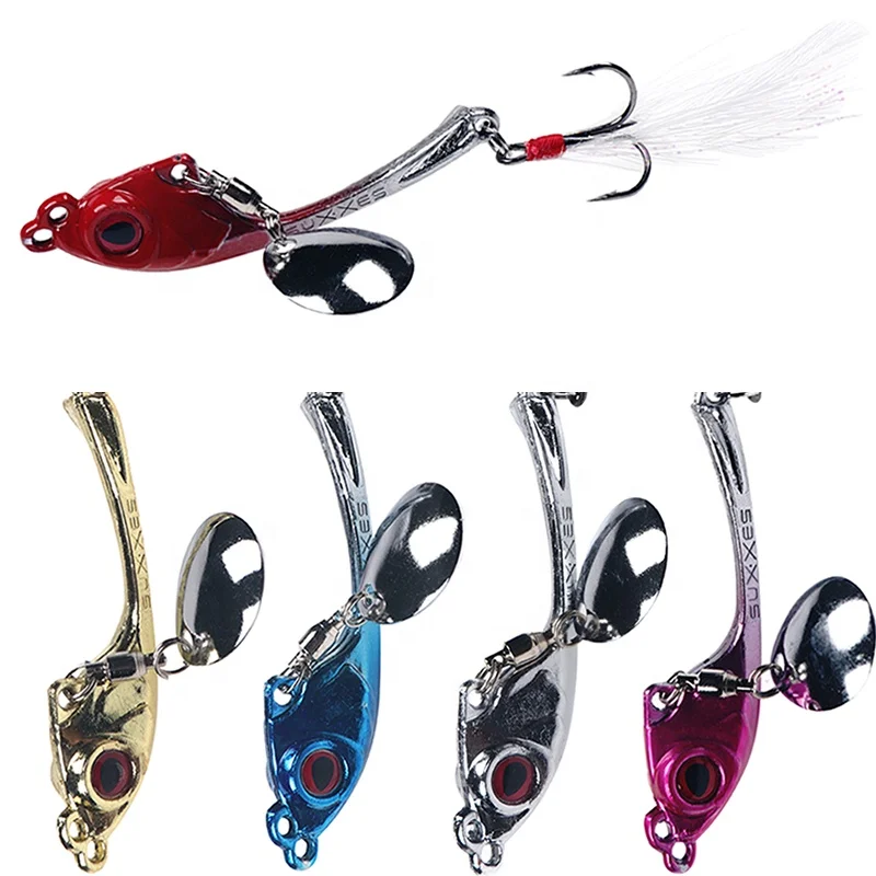 

New Arrival Jigs with spoon Metal Mini VIB With Spoon Fishing Lure Winter Ice Lures Fishing Tackle Crankbait Vibration Spinner