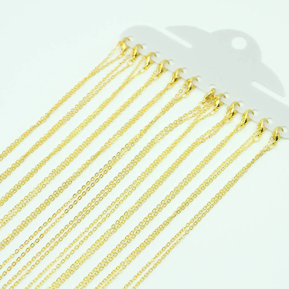 

Wedding Tennis Chain Gold Plated Necklace Jewelry Chock Fashion Lady Jewelry Cheap Necklace Set