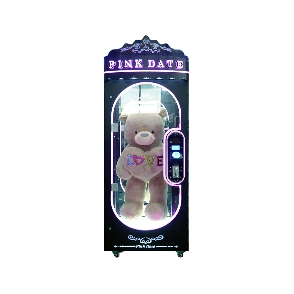 

cheap cut ur gift arcade game coin operated pink date prize machine