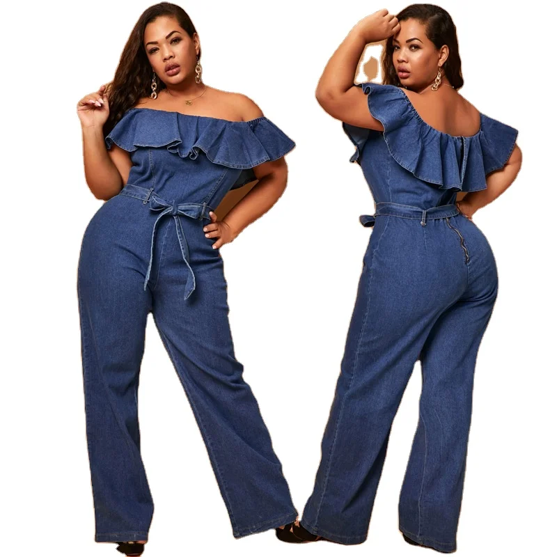 

Designer Clothing Vendors Plus Size Bodysuit Fashion Jeans Clothing For Women Fall Womens Jumpsuits, Picture