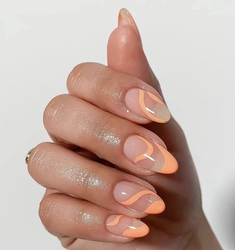 

Long round press on nails artificial press on nail whole sale nails press on 2021