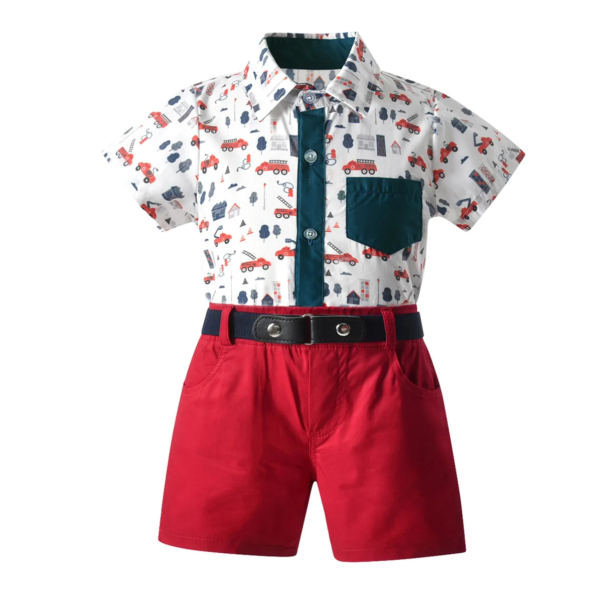 

Boy Summer Set Infant Baby Summer Infant Baby Boys Clothes 2pcs Print T-shirt+shorts Fashion Child Party Sets