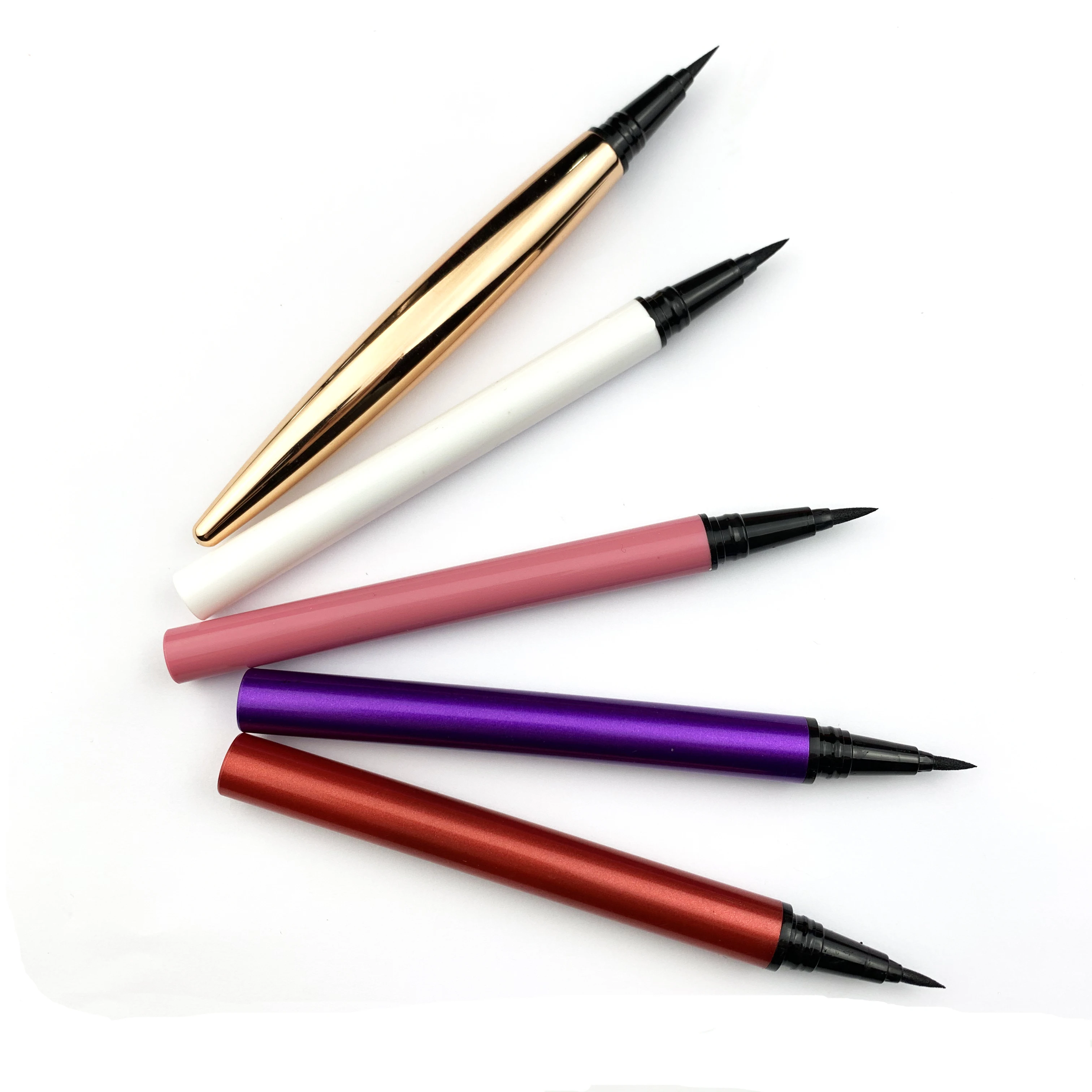 

2021 New Trendy Waterproof Eyeliner Glue Pen Lash Adhesive Pens Adhesion Eyeliner, Black,brown