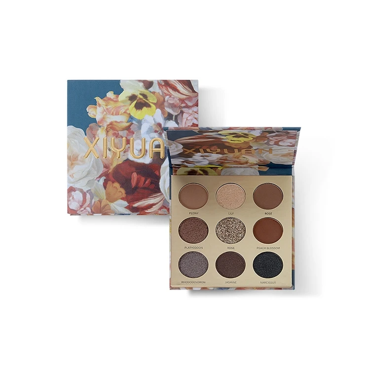 

9 color eye shadow your own logo wholesale eyeshadow palette