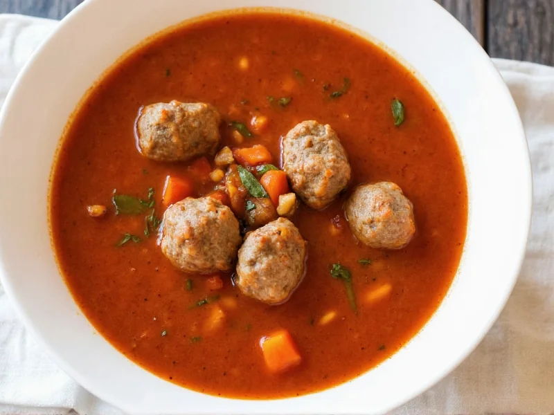 Perfect Meatball Soup Recipe: Easy Homemade Comfort Food